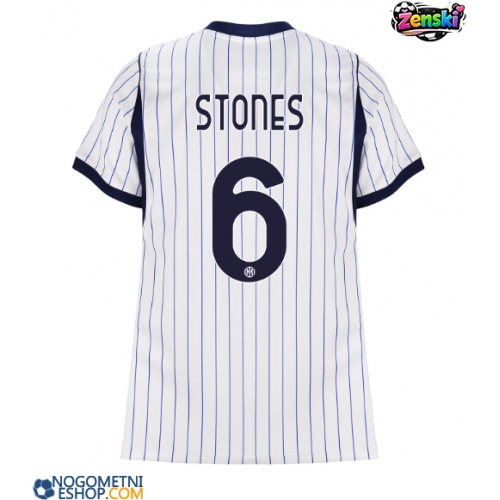 Ženski Nogometni dresi Inter Milan John Stones #6 Gostujoči 2026-27 Kratek Rokav